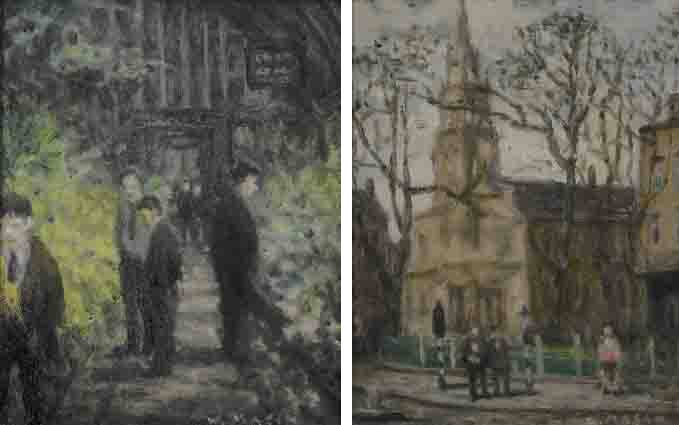 BOTANIC GARDENS, BELFAST and CHURCH, BELFAST [A PAIR] by William Mason (1906-2002) at Whyte's Auctions