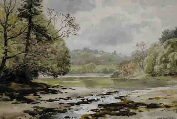 A RIVER LANDSCAPE by Frank Egginton RCA (1908-1990) at Whyte's Auctions