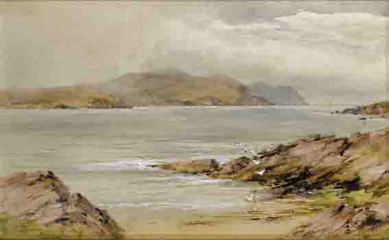 A COASTAL INLET by William Bingham McGuinness sold for �1,400 at Whyte's Auctions