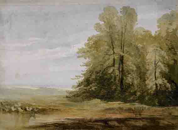 WOODLANDS NEAR BLESSINGTON, COUNTY WICKLOW by Henry Brocas Senior (1762-1837) Senior (1762-1837) at Whyte's Auctions