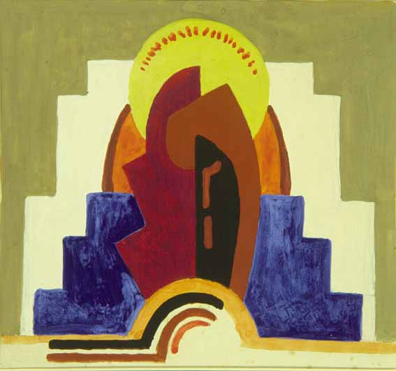 ABSTRACT COMPOSITION (HOLY FAMILY) by Mainie Jellett (1897-1944) (1897-1944) at Whyte's Auctions