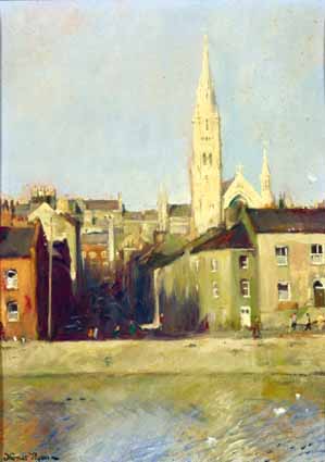 ST PETER'S CHURCH, DROGHEDA by Thomas Ryan PPRHA (b.1929) PPRHA (b.1929) at Whyte's Auctions
