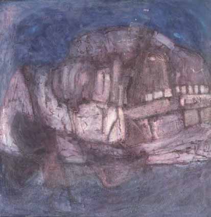 SHADOWS ON THE STONE MOUNTAIN (CANARIAS GUIA - TALES OF THE GUANGIES) by Padraig Mac Miadhachain RWA (b.1929) RWA (b.1929) at Whyte's Auctions