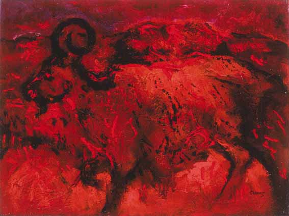 MOUNTAIN GOAT by Desmond Carrick RHA (1928-2012) at Whyte's Auctions