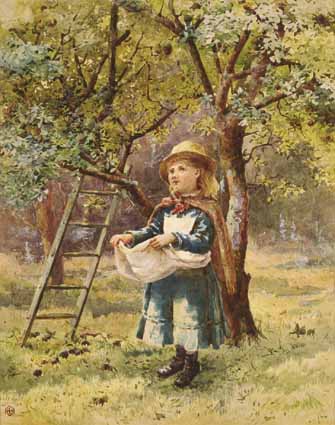 THE APPLEPICKER by Helen O'Hara (1846-1920) (1846-1920) at Whyte's Auctions