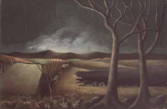 LANDSCAPE AT DAWN by Daniel O'Neill (1920-1974) at Whyte's Auctions