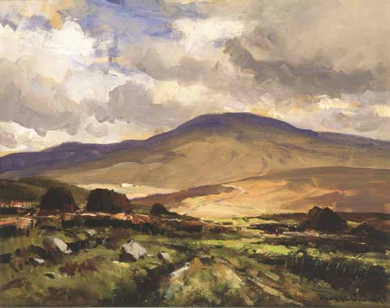SLIEVE AN ORRA, COUNTY ANTRIM by Maurice Canning Wilks RUA ARHA (1910-1984) at Whyte's Auctions