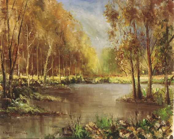 AUTUMN by Norman J. McCaig sold for �4,000 at Whyte's Auctions