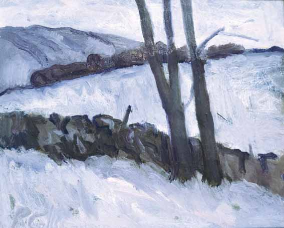 MELTING SNOW, GLENCULLEN by Peter Collis RHA (1929-2012) at Whyte's Auctions