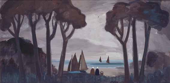 WAITING FOR THE BOATS by Markey Robinson (1918-1999) at Whyte's Auctions