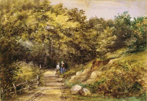 PATHWAY NEAR LISMORE, COUNTY WATERFORD by Helen O'Hara sold for �2,800 at Whyte's Auctions