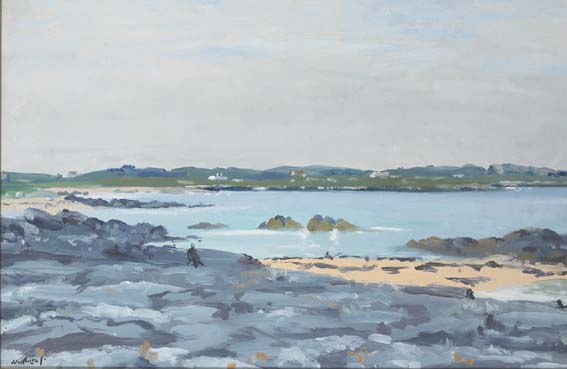 EARLY MORNING, MANNIN BAY by Maurice MacGonigal PRHA HRA HRSA (1900-1979) PRHA HRA HRSA (1900-1979) at Whyte's Auctions