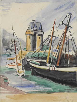 BRITTANY HARBOUR by May Guinness (1863-1955) at Whyte's Auctions