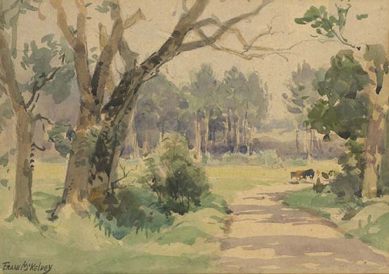 AUTUMN, COUNTY DOWN by Frank McKelvey RHA RUA (1895-1974) at Whyte's Auctions