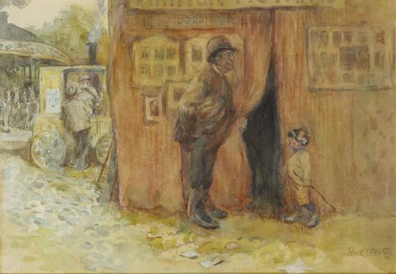 'NOW'S YER TIME TER BE TOOK - YOU'LL NEVER BE YOUNGER!' by Jack Butler Yeats RHA (1871-1957) at Whyte's Auctions