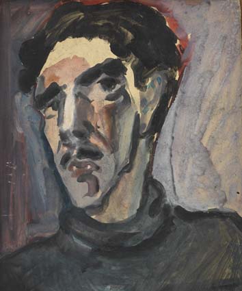SELF PORTRAIT by George Campbell RHA (1917-1979) at Whyte's Auctions