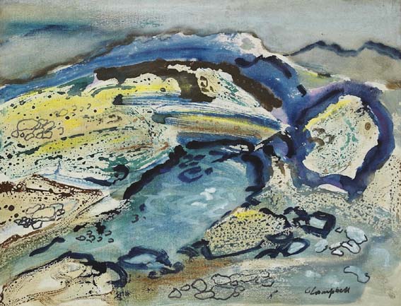 CONNEMARA LANDSCAPE by George Campbell RHA (1917-1979) at Whyte's Auctions