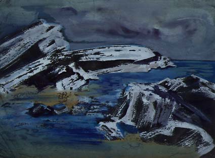 STUDY OF ROCKS IN WATER by George Campbell RHA (1917-1979) at Whyte's Auctions
