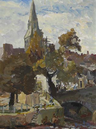 ENNISCORTHY, COUNTY WEXFORD by Ronald Ossory Dunlop RA RBA NEAC (1894-1973) at Whyte's Auctions