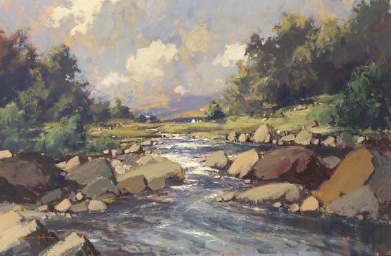 CASHLA RIVER, CONNEMARA by George K. Gillespie sold for �8,700 at Whyte's Auctions