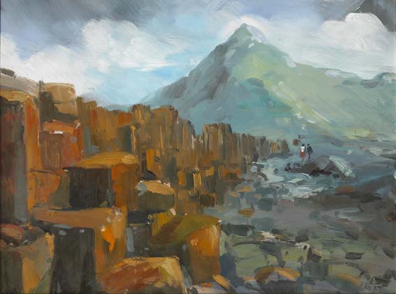 GIANTS CAUSEWAY by Anne Tallentire sold for �1,050 at Whyte's Auctions