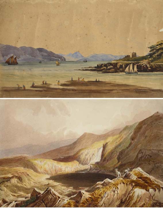 A COLLECTION OF NINE TOPOGRAPHICAL LANDSCAPES OF DONEGAL INTEREST MAINLY at Whyte's Auctions
