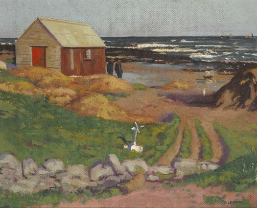 THE WATCHMAN'S HUT by Patrick Leonard HRHA (1918-2005) at Whyte's Auctions