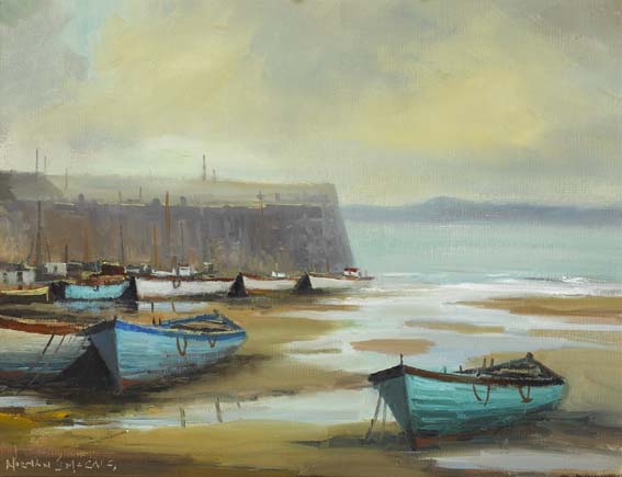 LOW TIDE, DONEGAL HARBOUR by Norman J. McCaig (1929-2001) at Whyte's Auctions