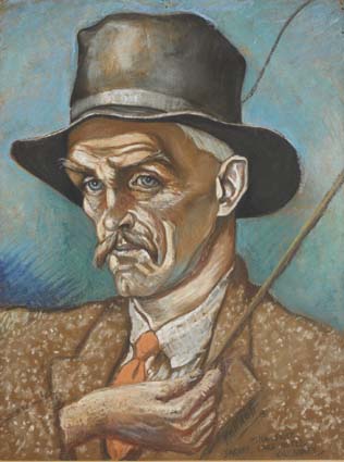 MICK PRICE, JARVEY, LAKE HOTEL, KILLARNEY by Harry Kernoff RHA (1900-1974) at Whyte's Auctions