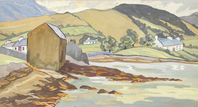 WESTPORT HARBOUR, COUNTY MAYO by Anne King-Harman (1919-1979) at Whyte's Auctions