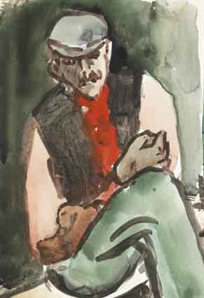 GALWAY FARMER by Gerard Dillon (1916-1971) at Whyte's Auctions