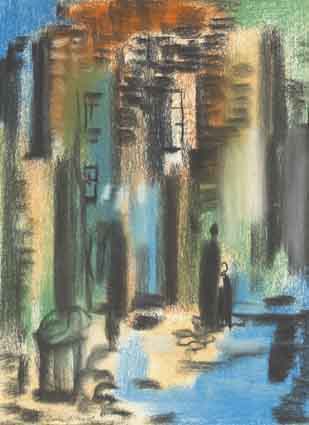 CITYSCAPE by George Campbell RHA (1917-1979) at Whyte's Auctions