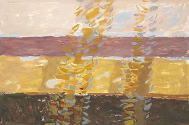 ANTRIM LANDSCAPE WITH FALLING LEAVES by Basil Blackshaw HRHA RUA (1932-2016) at Whyte's Auctions
