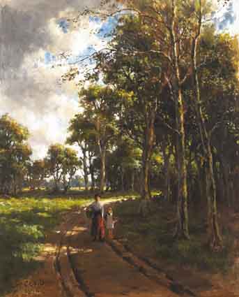 A LANE IN COUNTY DOWN by James Humbert Craig RHA RUA (1877-1944) at Whyte's Auctions