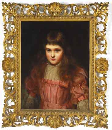 AUDREY BRUCE, DAUGHTER OF ALLAN BRUCE-PRYCE ESQ. by Stephen Catterson Smith Junior RHA (1849-1912) at Whyte's Auctions