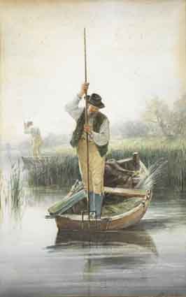 SALMON FISHING by Erskine Nicol ARA RSA (1825-1904) at Whyte's Auctions