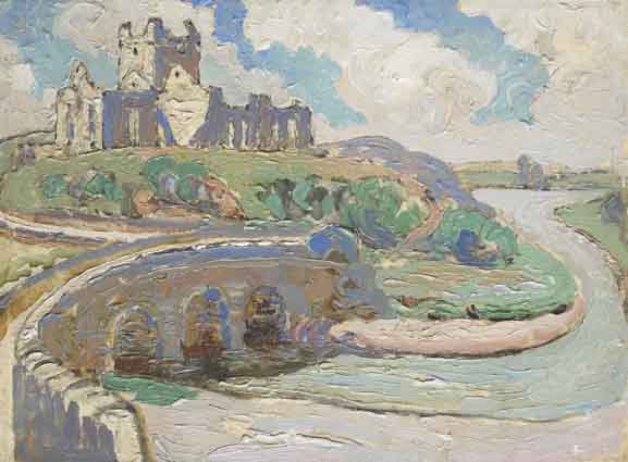 DUNBRODY ABBEY, COUNTY WEXFORD by Letitia Marion Hamilton RHA (1878-1964) at Whyte's Auctions