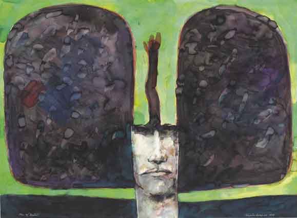MAN OF ACHILL by Charles Harper RHA (b.1943) at Whyte's Auctions