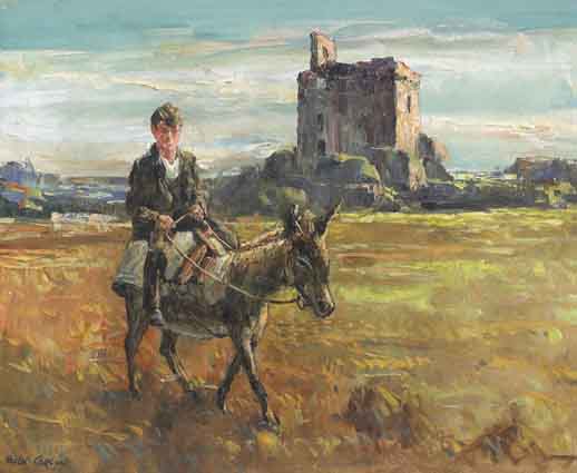 DONEGAL TRANSPORT by Robert Taylor Carson HRUA (1919-2008) at Whyte's Auctions