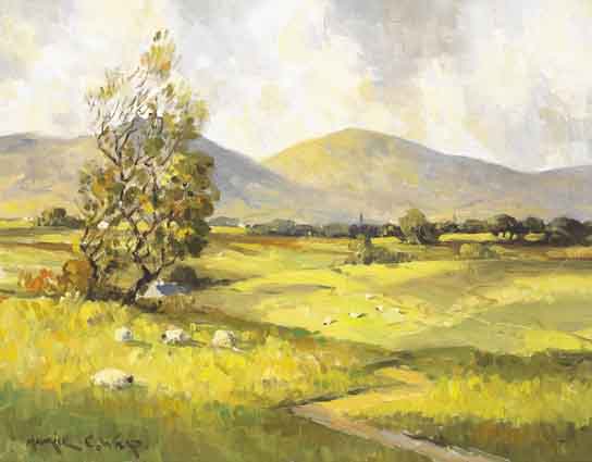 NEAR CASTLEWELLAN, COUNTY DOWN by Maurice Canning Wilks RUA ARHA (1910-1984) at Whyte's Auctions