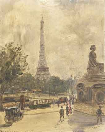 LA TOUR EIFFEL by Darius Joseph MacEgan (1856-1939) at Whyte's Auctions