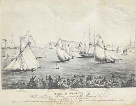 DUBLIN REGATTA HELD AT KINGSTOWN HARBOUR IN HONOUR OF THE MARQUIS OF ANGLESEY at Whyte's Auctions