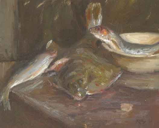 STILL LIFE WITH FISH by Paul Kelly (b.1968) (b.1968) at Whyte's Auctions