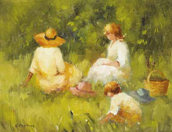 PICNIC DAY by Elizabeth Brophy (20th/21st Century) (20th/21st Century) at Whyte's Auctions