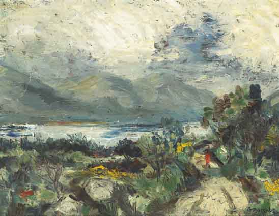 ROAD TO CARLINGFORD LOUGH by Gladys Maccabe MBE HRUA ROI FRSA (1918-2018) MBE HRUA ROI FRSA (1918-2018) at Whyte's Auctions