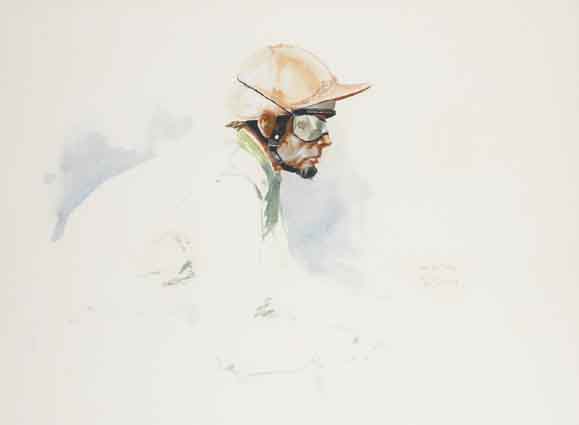 STUDY OF A JOCKEY by Peter Curling (b.1955) at Whyte's Auctions