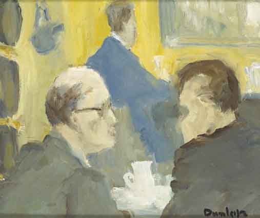 IRISH CRITICS - THE BAR PARIS by Ronald Ossory Dunlop RA RBA NEAC (1894-1973) at Whyte's Auctions