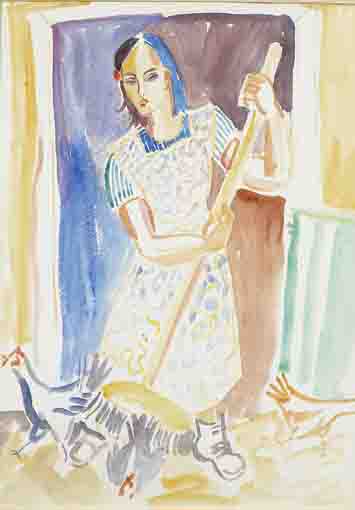 THE SWEEPER by Father Jack P. Hanlon (1913-1968) at Whyte's Auctions