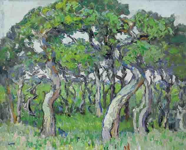A WOOD IN NORTH FRANCE by Letitia Marion Hamilton sold for �11,500 at Whyte's Auctions