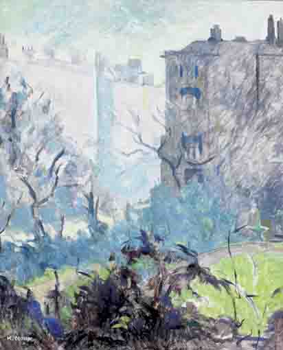SPRING, FITZWILLIAM SQUARE by Kitty Wilmer O'Brien RHA PWCSI (1910-1982) at Whyte's Auctions